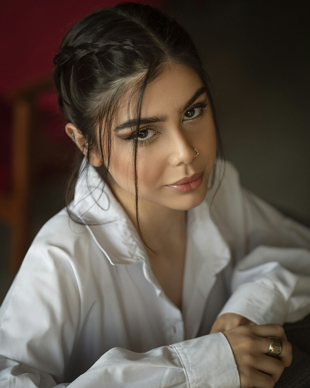 Professional Latina woman editor portrait